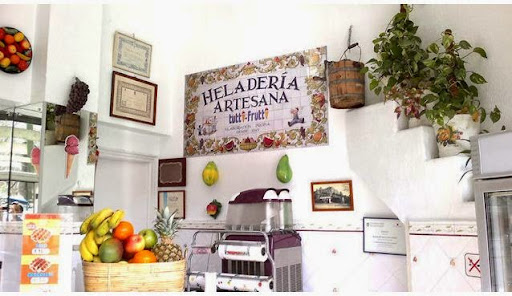 Artisan ice cream tutti frutti