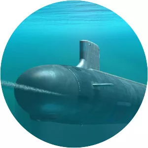 Attack submarine photograph