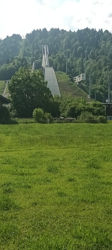 Aussicht Skisprungschanzen