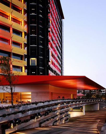 Av.America-Hotel - Bus stop in Madrid, Spain