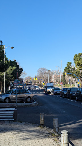 Av.Rey Juan Carlos I-La Rioja - Bus stop in Leganes, Spain