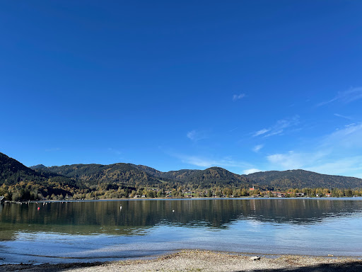 Badestelle Dr. Paul Frei Anlage - Swimming lake in Tegernsee, Germany