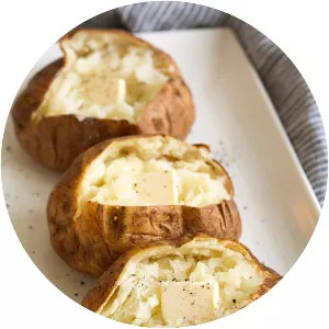 Baked potato photograph