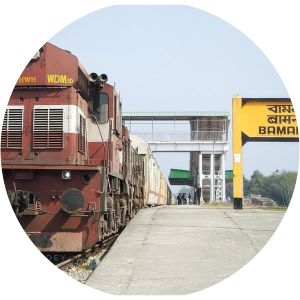 Bamanhat railway station