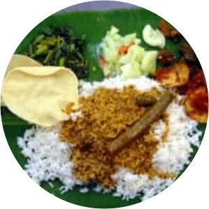 Banana leaf rice