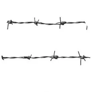 Barbed wire photograph