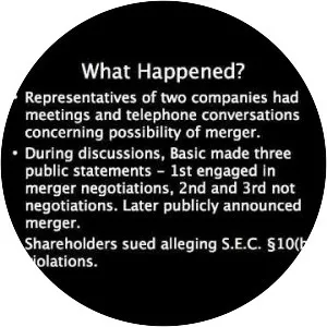 Basic Inc. v. Levinson - 