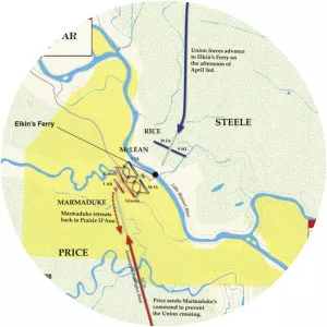 Battle of Elkin's Ferry - 