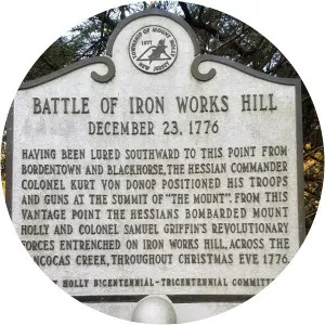 Battle of Iron Works Hill - December 23, 1776