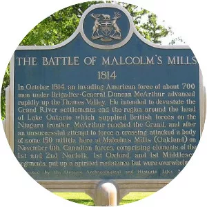 Battle of Malcolm's Mills - 