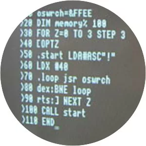 BBC BASIC photograph