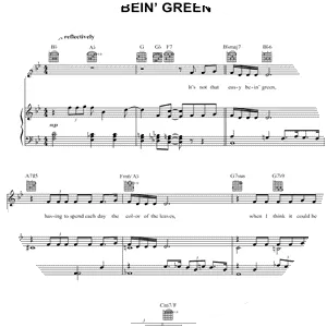 Bein' Green - Song by Joe Raposo