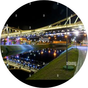 Benjamin Constant suspended bridge - Bridge in Manaus, Brazil