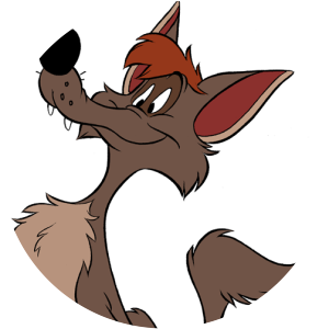 Bent-Tail the Coyote - Cartoon character
