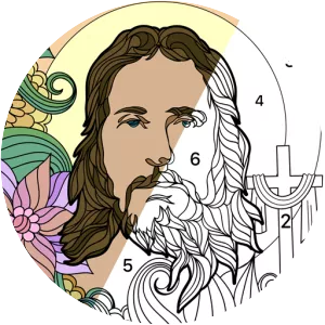 Bible Coloring ‑ Paint by Number, Free . . .