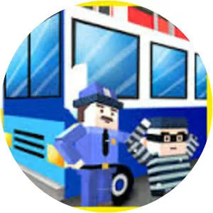 Blocky Cop Craft Running Thief