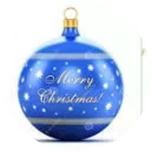 Blue Christmas Balls