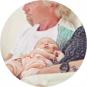 Bluey Rafe Richard Branson photograph
