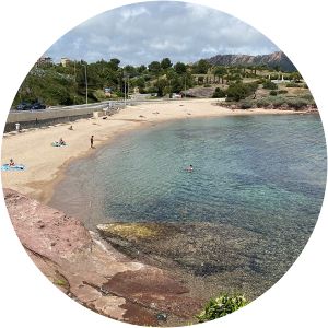 bonaparte garden plage du pourrousset - Beach in Saint-Raphael, France