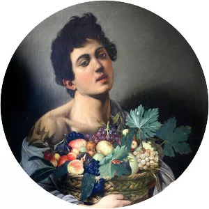 Boy with a Basket of Fruit - Painting by Caravaggio