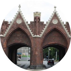 Brandenburg Gate - Historical landmark in Kaliningrad, Russia
