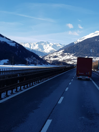 Brenner Autobahn - Bus stop in Steinach am Brenner, Austria