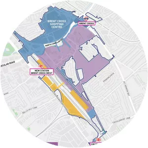 Brent Cross West railway station - 