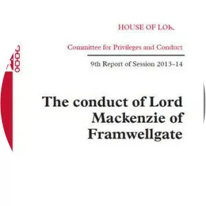 Lord Mackenzie of Framwellgate - Member of the House of Lords of the United Kingdom