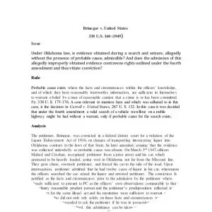 Brinegar v. United States