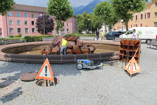 Brunnen Hall - Tourist attraction in Hall in Tirol, Austria