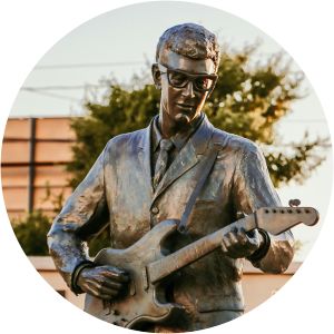 Buddy Holly Statue Lubbock - 