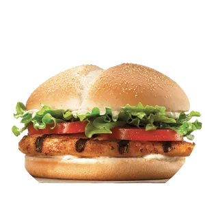 Burger King grilled chicken sandwiches