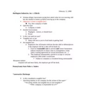 Burlington Industries, Inc. v. Ellerth - Case in court