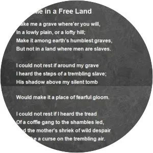 Bury Me in a Free Land - Poem by Frances Harper