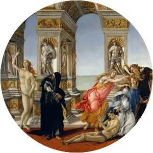Calumny of Apelles - Painting by Sandro Botticelli