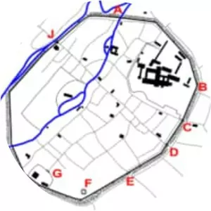 Canterbury city walls - 