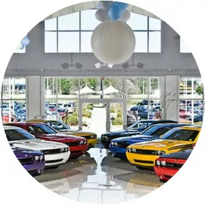 Car dealership photograph