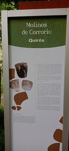 Cartel informativo Molinos de Corroriu