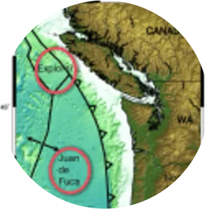 Cascadia subduction zone photograph