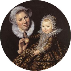 Catharina Hooft with her Nurse