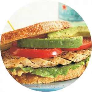 Chicken sandwich photograph