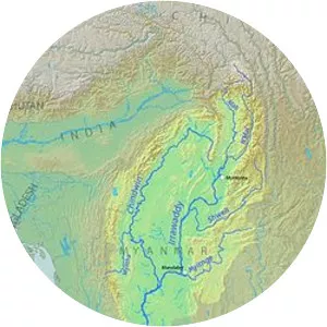 Chindwin River - River in Myanmar