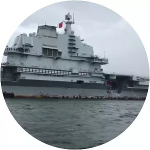 Chinese aircraft carrier Liaoning photograph