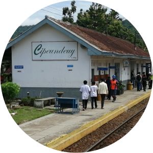 Cipeundeuy railway station - Train station in Indonesia