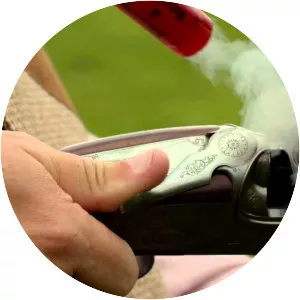 Clay pigeon shooting photograph