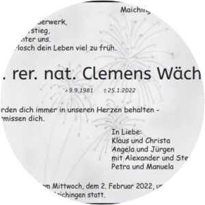 Clemens von Waechter photograph