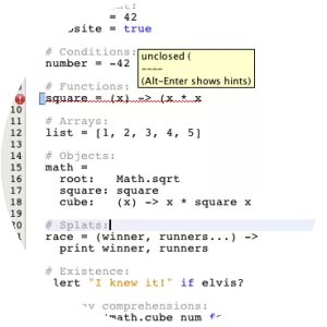 CoffeeScript photograph