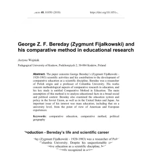 Comparative method in education