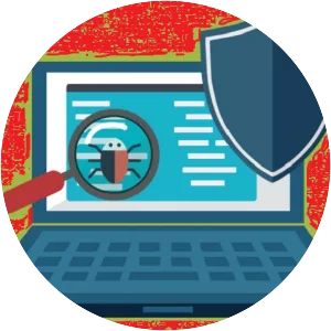 Computer virus photograph