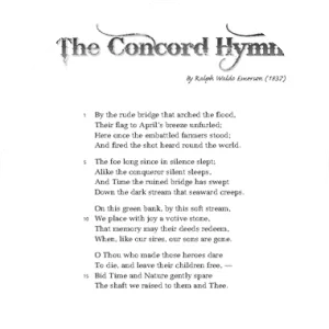 Concord Hymn